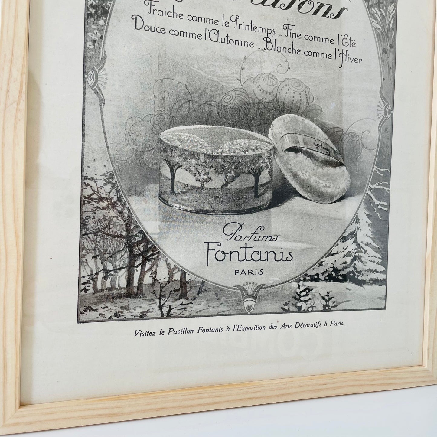 LES SAISONS - Affiche Vintage Originale - L'illustration (1843-1944)