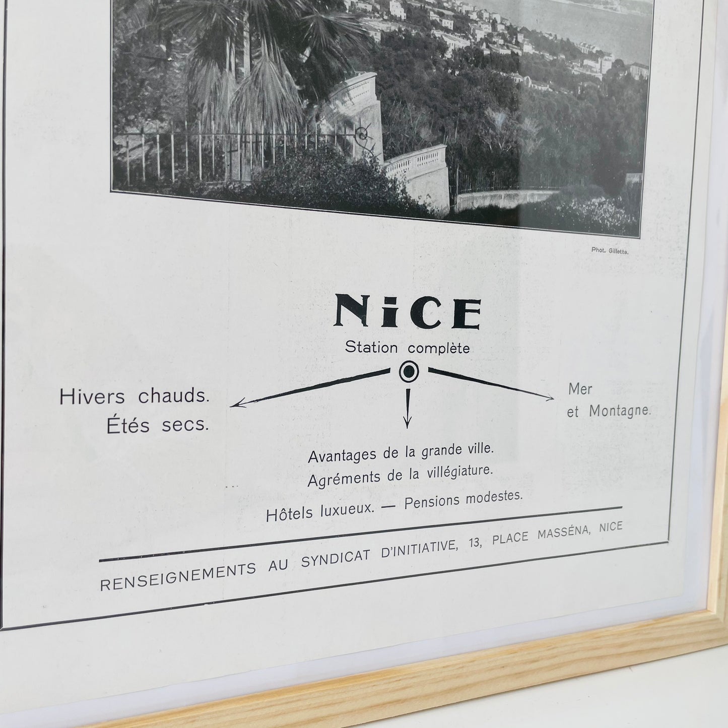 NICE - Affiche Vintage Originale - L'illustration (1843-1944)