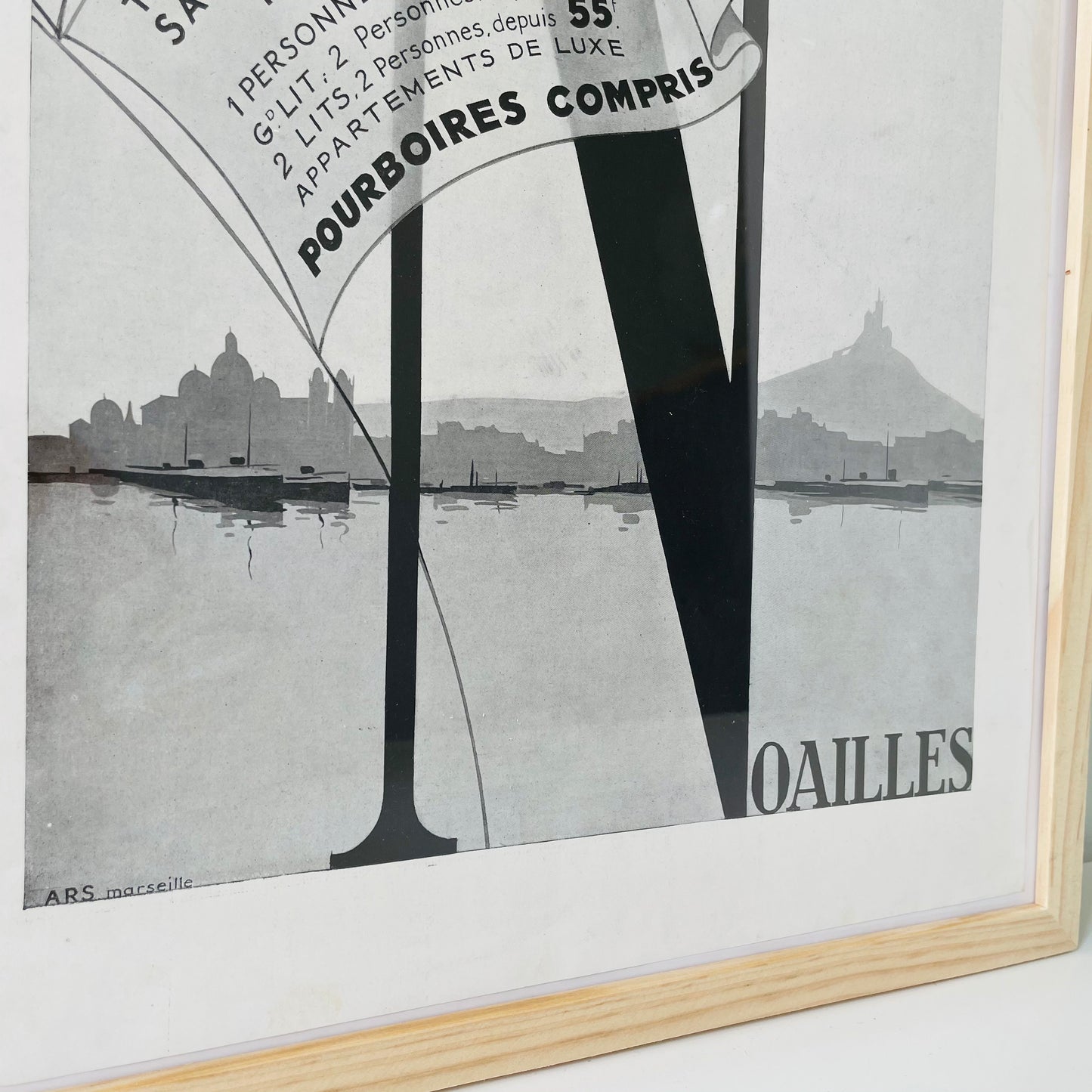 MARSEILLE - Affiche Vintage Originale - L'illustration (1843-1944)