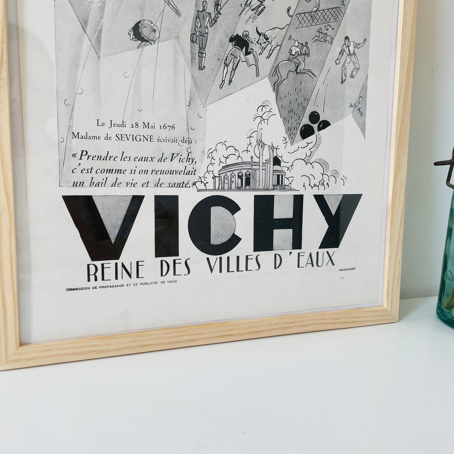 VICHY - Affiche Vintage Originale - L'illustration (1843-1944)