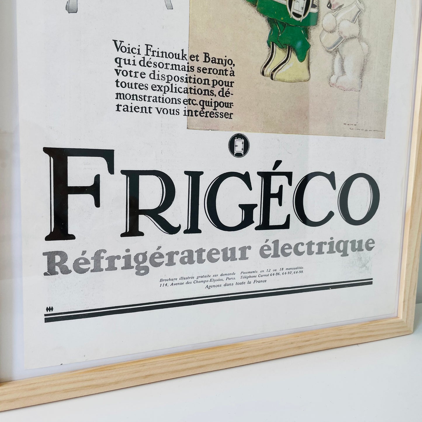 FRIGECO - Affiche Vintage Originale - L'illustration (1843-1944)