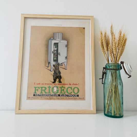 FRIGECO - Affiche Vintage Originale - L'illustration (1843-1944)