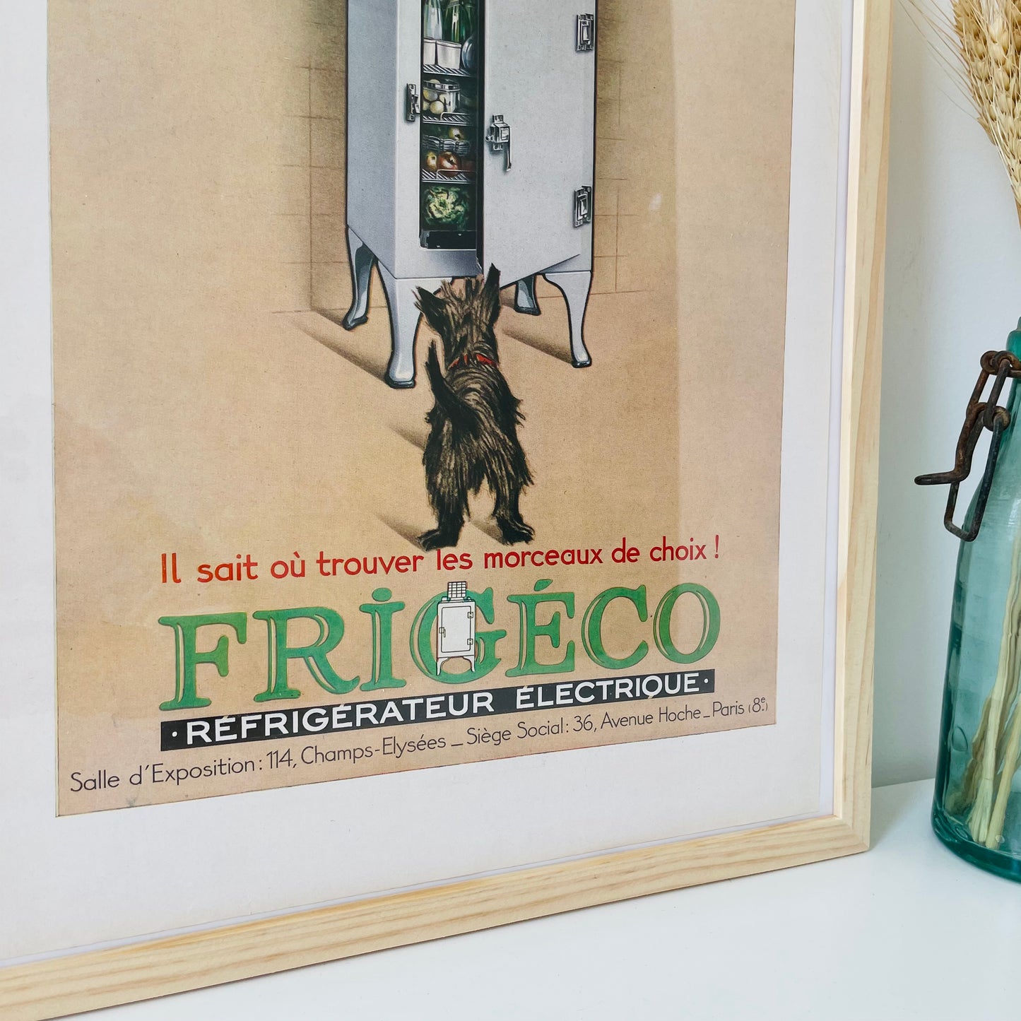 FRIGECO - Affiche Vintage Originale - L'illustration (1843-1944)