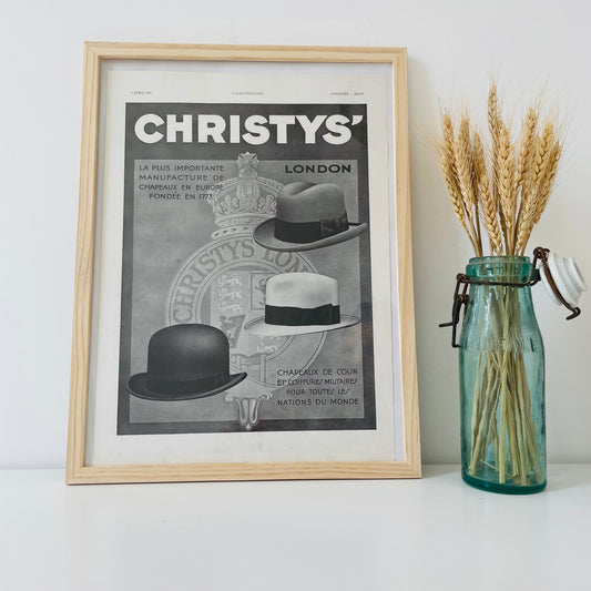 CHRISTYS - Affiche Vintage Originale - L'illustration (1843-1944)