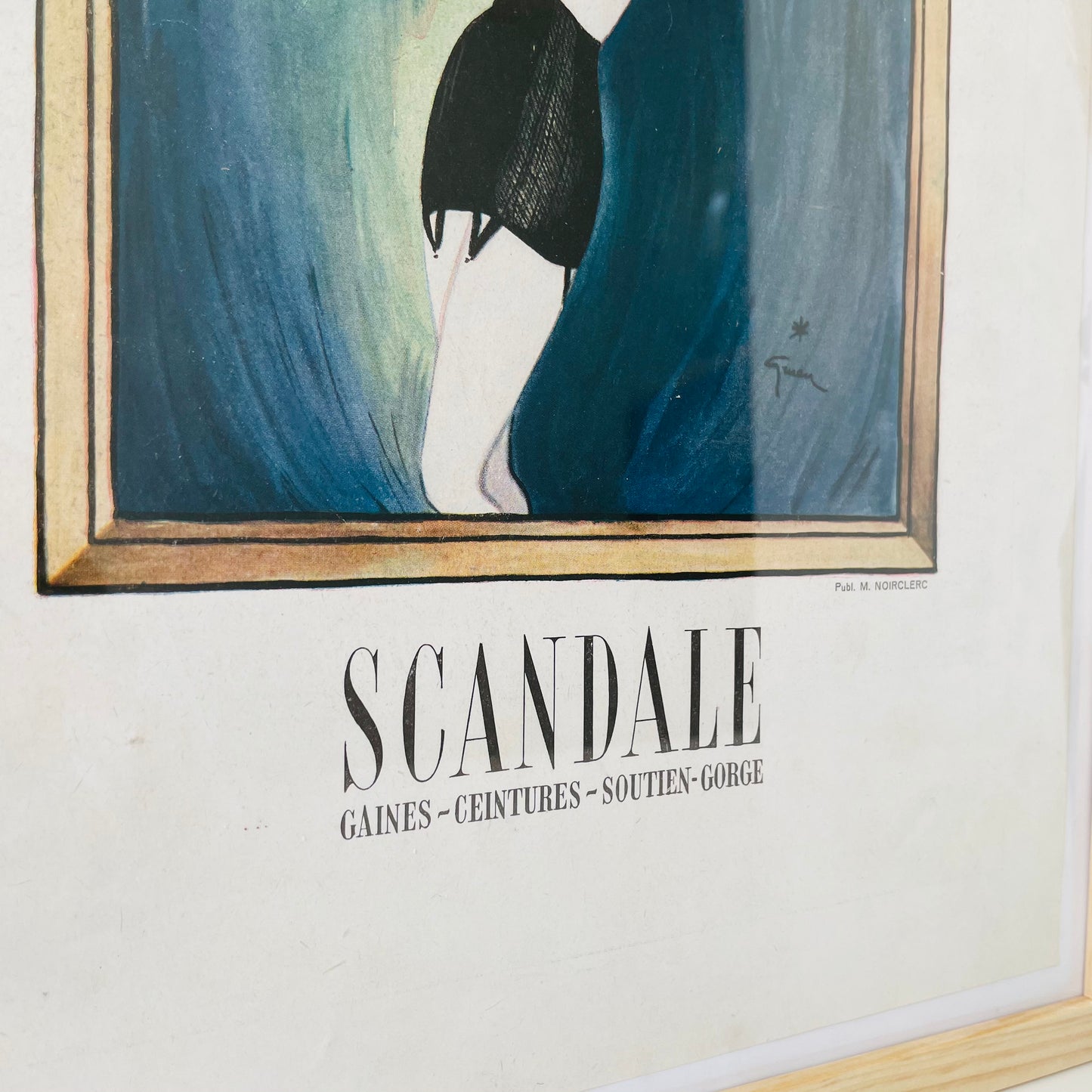 SCANDALE - Affiche Vintage Originale - L'illustration (1843-1944)