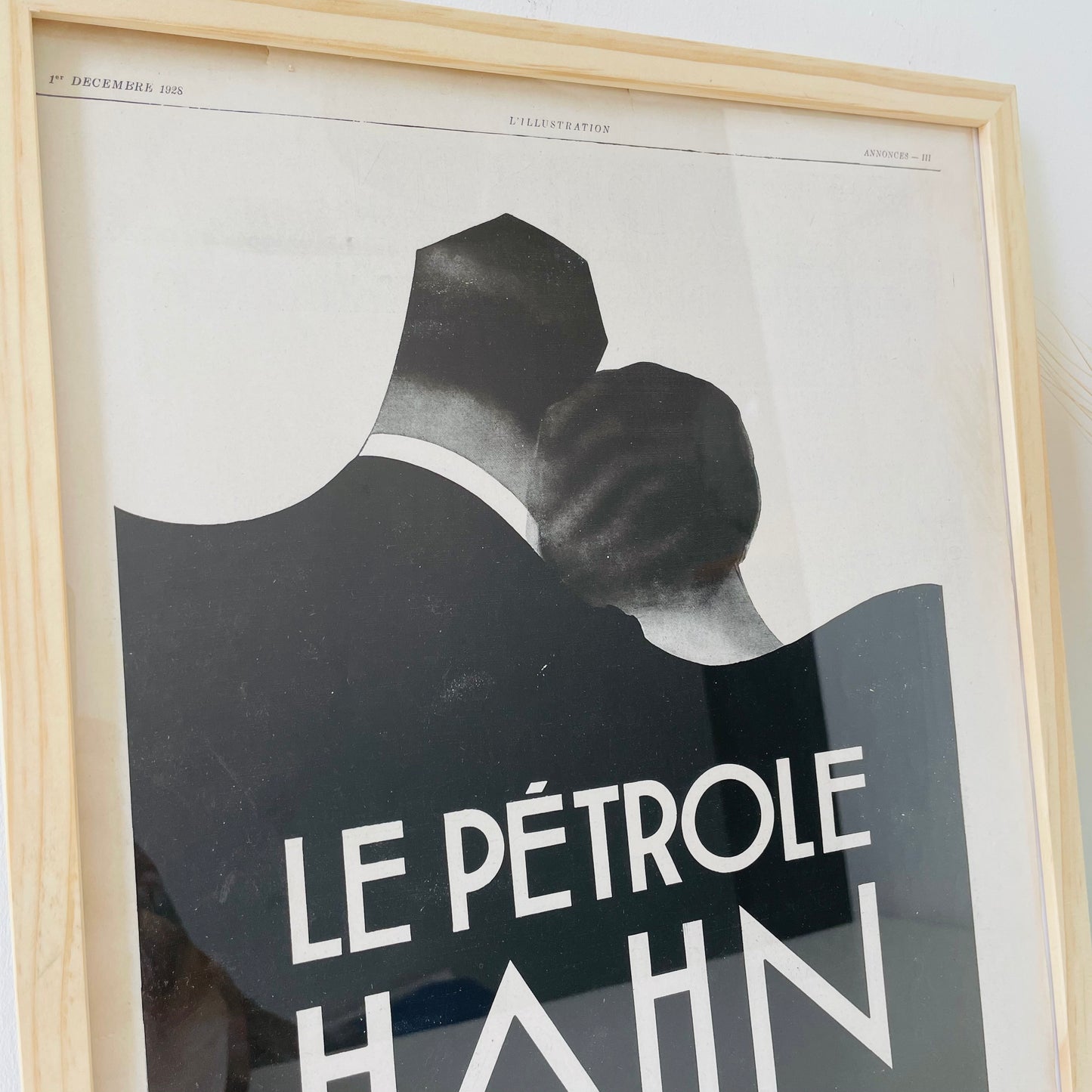 PETROLE HAHN - Affiche Vintage Originale - L'illustration (1843-1944)