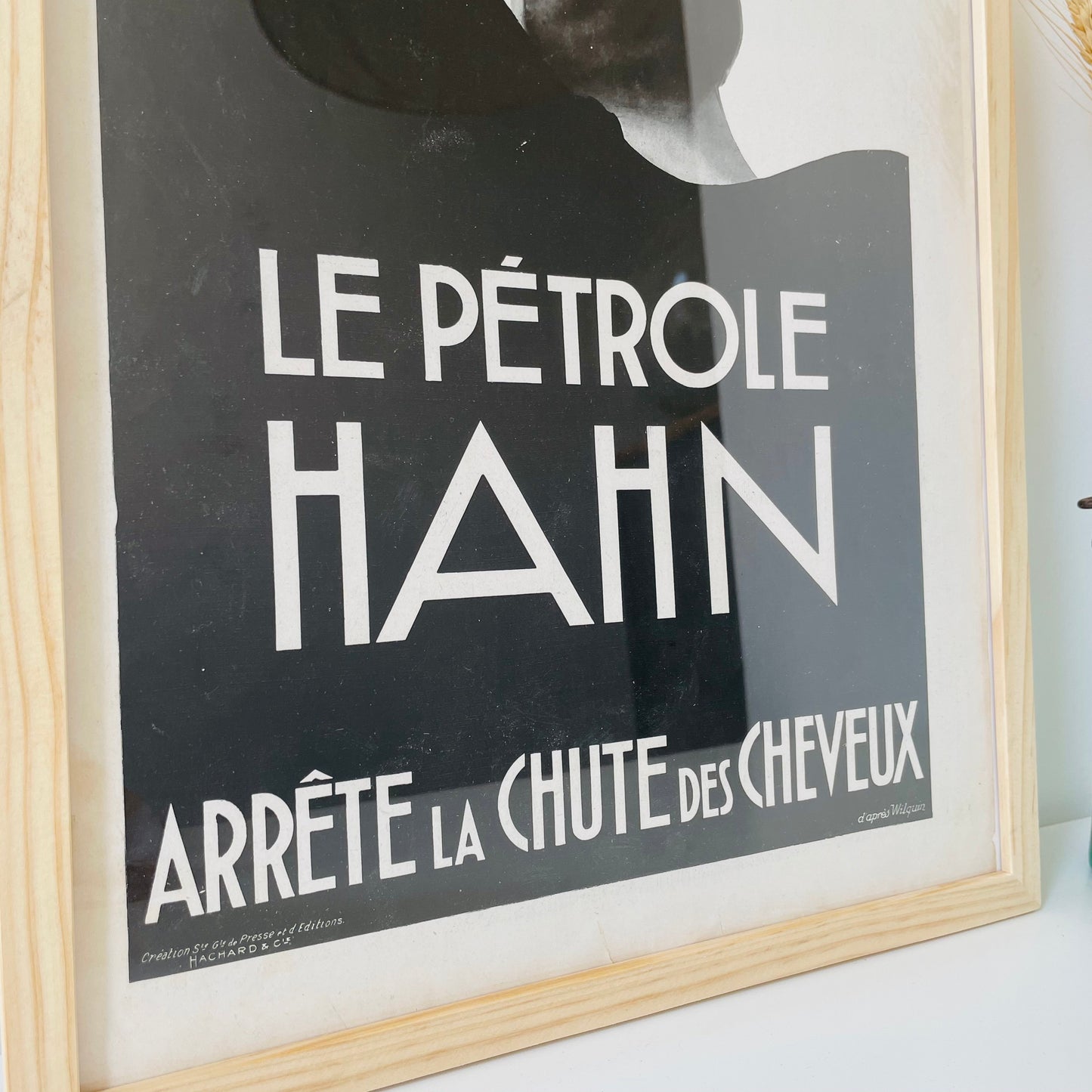 PETROLE HAHN - Affiche Vintage Originale - L'illustration (1843-1944)