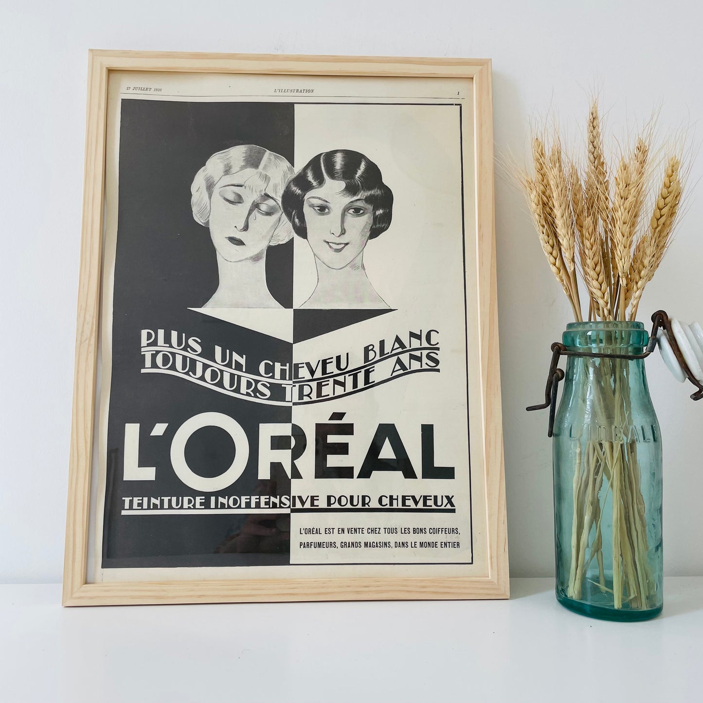 L'OREAL - Affiche Vintage Originale - L'illustration (1843-1944)