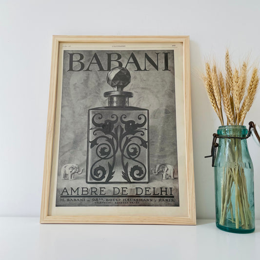 BABANI - Affiche Vintage Originale - L'illustration (1843-1944)