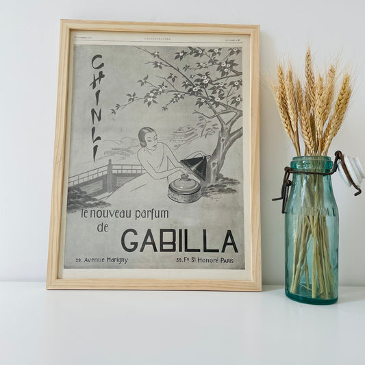 GABILA - Affiche Vintage Originale - L'illustration (1843-1944)