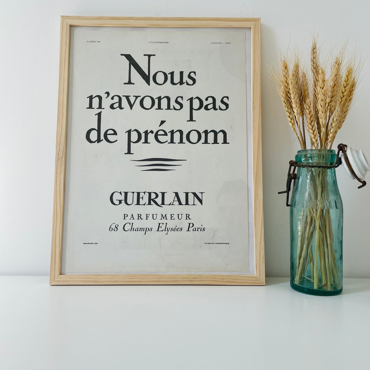 GUERLAIN - Affiche Vintage Originale - L'illustration (1843-1944)