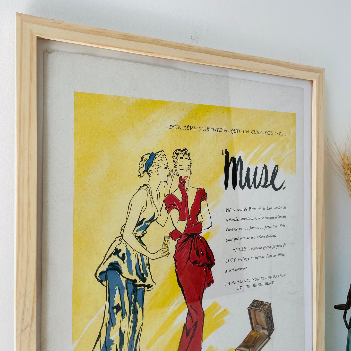 MUSE - Affiche Vintage Originale - L'illustration (1843-1944)