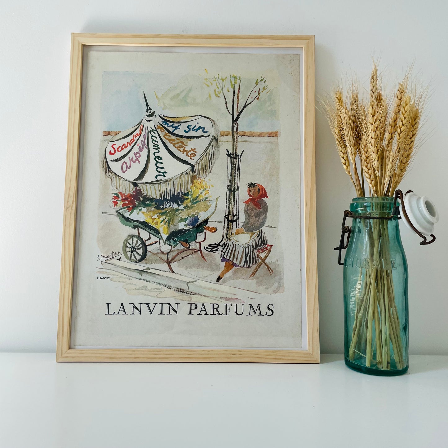 LANVIN - Affiche Vintage Originale - L'illustration (1843-1944)