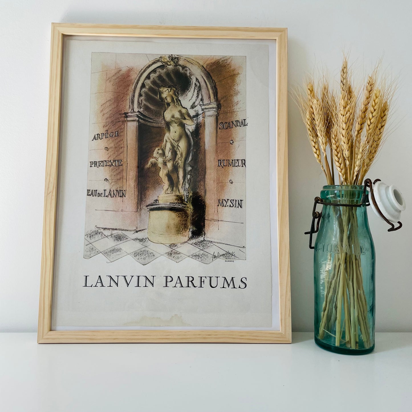 LANVIN - Affiche Vintage Originale - L'illustration (1843-1944)