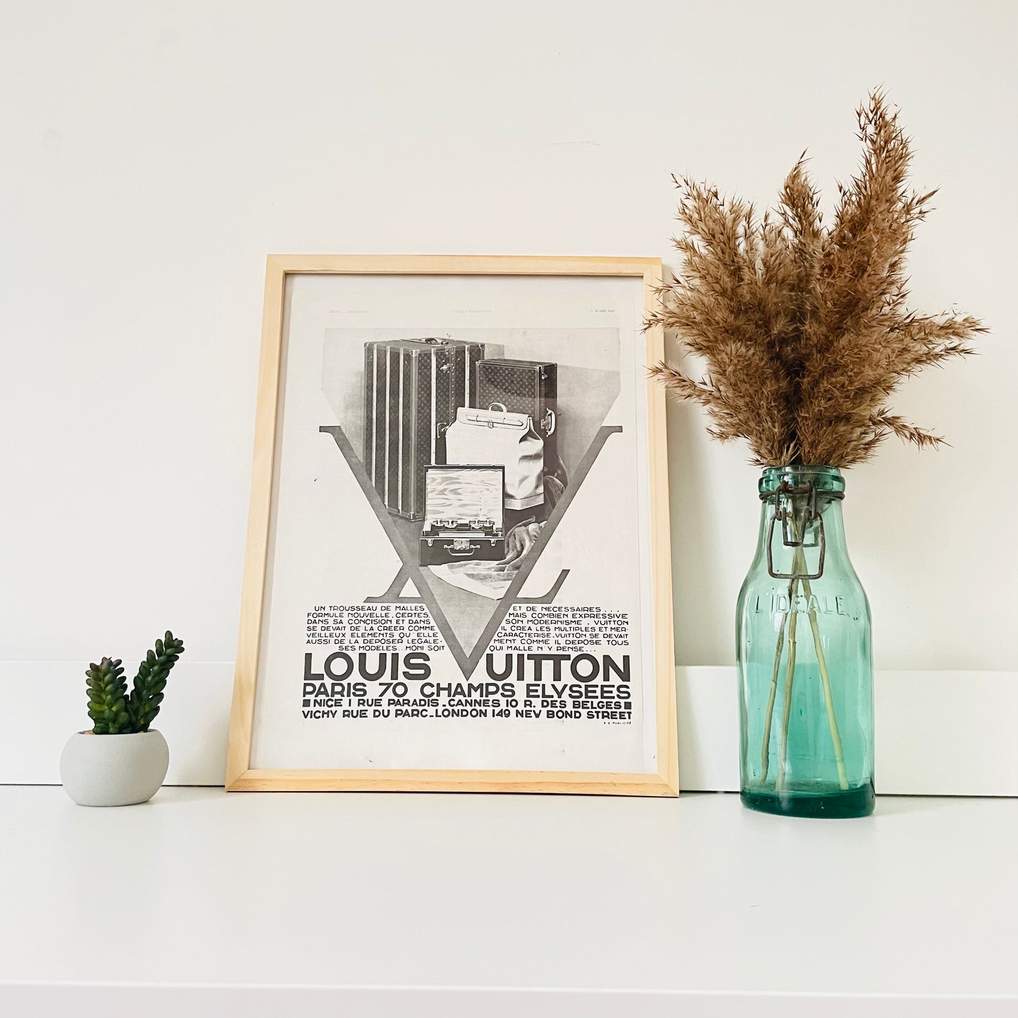 LOUIS VUITTON - Affiche Vintage Originale - L'illustration (1843-1944)